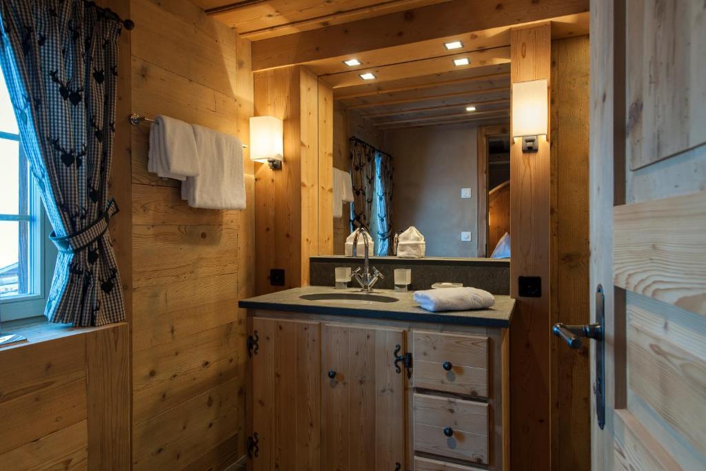 Chalet Berghof Sertig Clavadel Kamer foto
